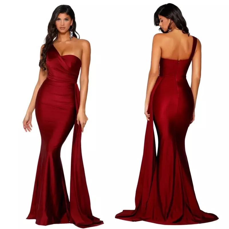 Tonya Satin Formal Gown – Micaah