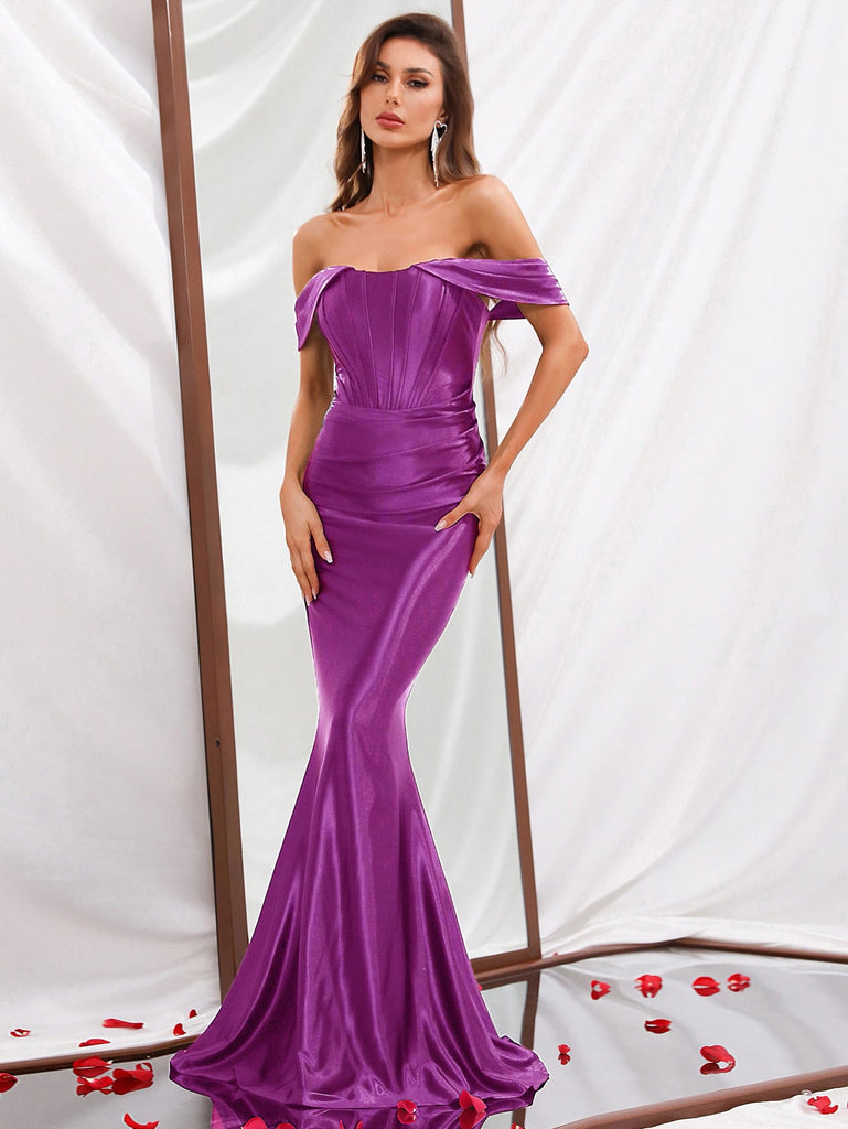 Clara Satin Formal Gown Micaah